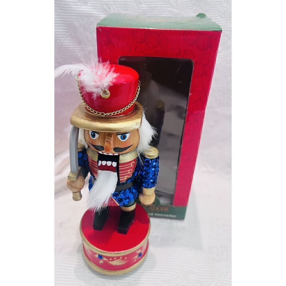 Kurt Adler Santa's World Nutcracker Toy Maker Toymaker In Box 7” Christmas